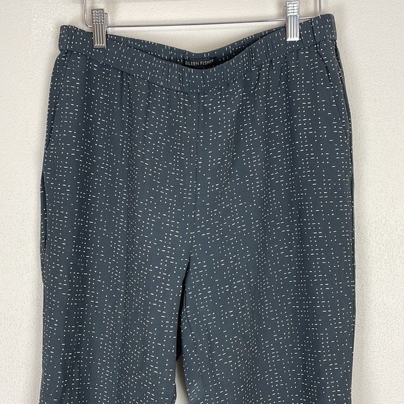 Eileen Fisher Morse Code Slouchy Ankle Pant - Picture 3 of 10